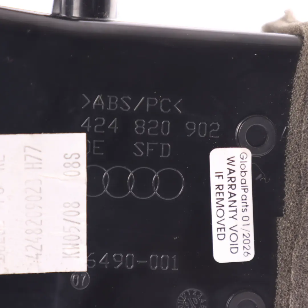 Audi R8 42 Gen 1 Dashboard Air Vent Nozzle Cover Trim Right O/S - SKU 424820902 - Part number 424820902