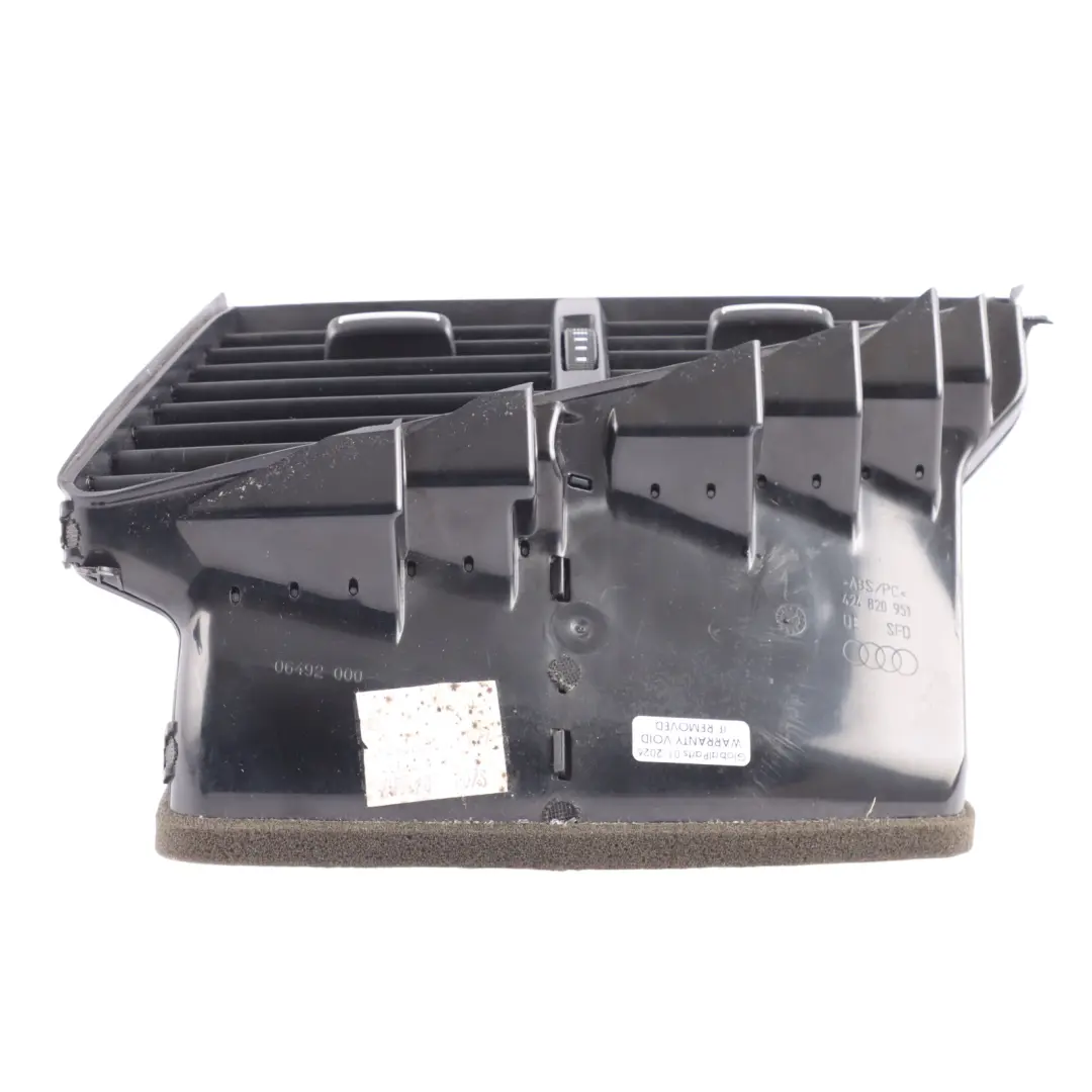 Audi R8 42 Spyder Dashboard Air Vent Nozzle Cover Trim Centre - SKU RHD-424820951 - Part number 424820951