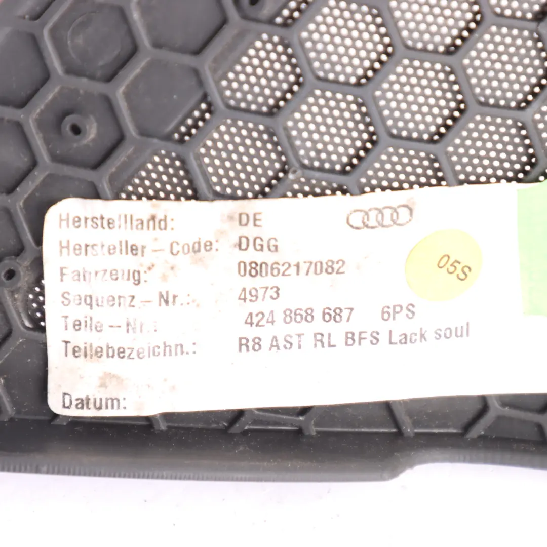 Front Door Loudspeaker Speaker Trim Cover Panel Left N/S Black to Audi R8 with Part number 424868687 Audi R8 Front Door Loudspeaker Speaker Trim Cover Panel Left N/S Black - SKU RHD-424868687 - Part number 424868687