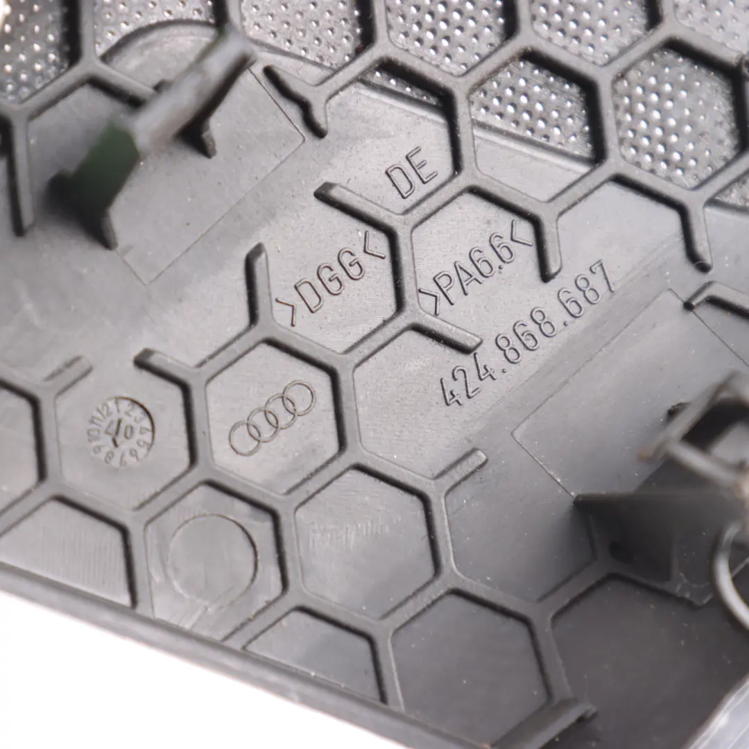 Front Door Loudspeaker Speaker Trim Cover Panel Left N/S Black to Audi R8 with Part number 424868687 Audi R8 Front Door Loudspeaker Speaker Trim Cover Panel Left N/S Black - SKU RHD-424868687 - Part number 424868687