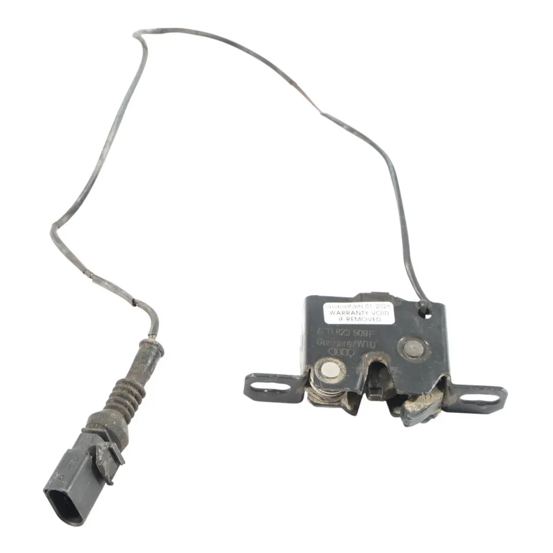 Boot Trunk Lid Tailgate Lock Latch Catch to Audi R8 42 Spyder with Part number 4E0823509F Audi R8 42 Spyder Boot Trunk Lid Tailgate Lock Latch Catch - SKU 4E0823509F - Part number 4E0823509F