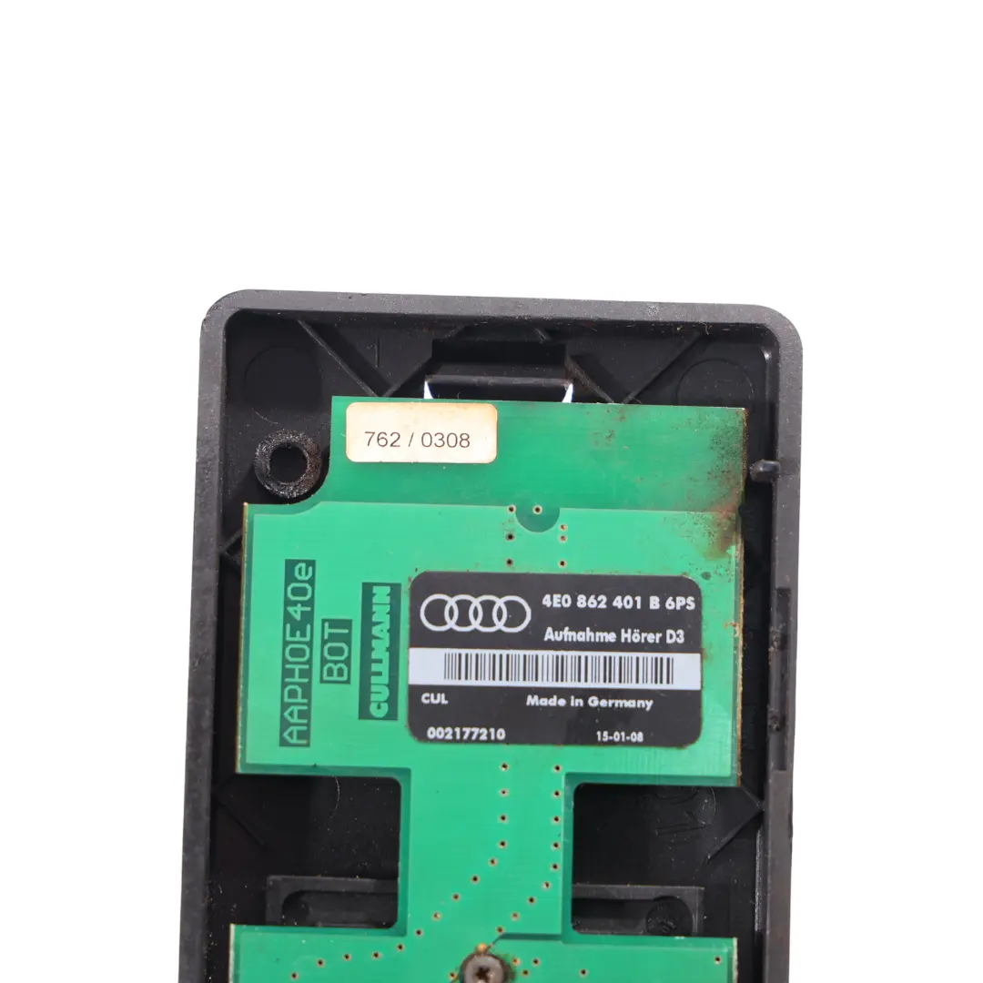 Audi R8 42 Spyder Support De Téléphone Plaque De Fixation - SKU 4E0862401B - Numéro de pièce 4E0862401B