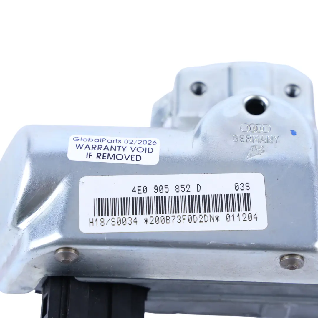 Lenkradsäule Sperr Mechanismus für Porsche Cayenne 9PA 955 mit Teilenummer 4E0905852D Porsche Cayenne 9PA 955 Lenkradsäule Sperr Mechanismus - SKU 4E0905852D - Teilenummer 4E0905852D