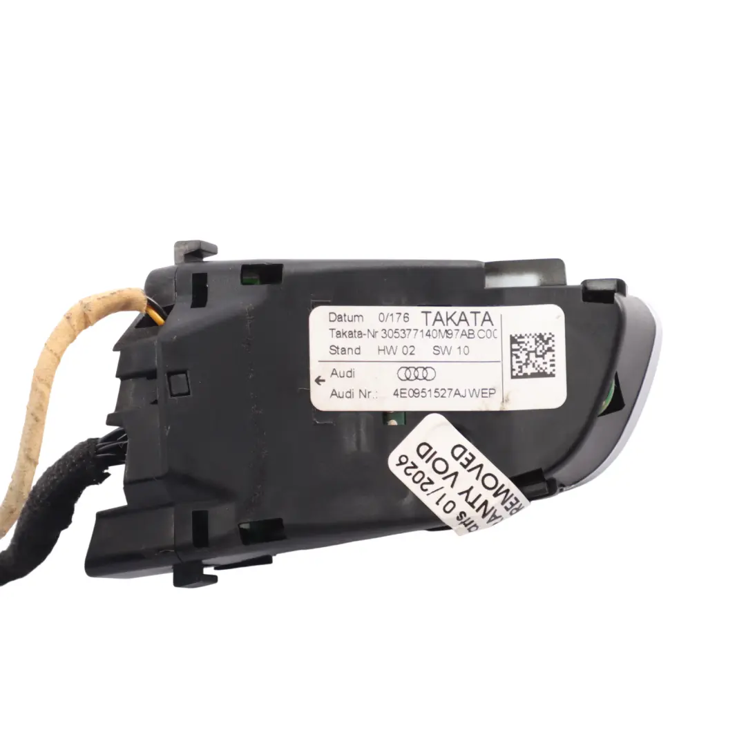 Audi A3 8P Steering Wheel Multifunction Control Switch Button Set - SKU 4E0951527AJ-1 - Part number 4E0951527AJ