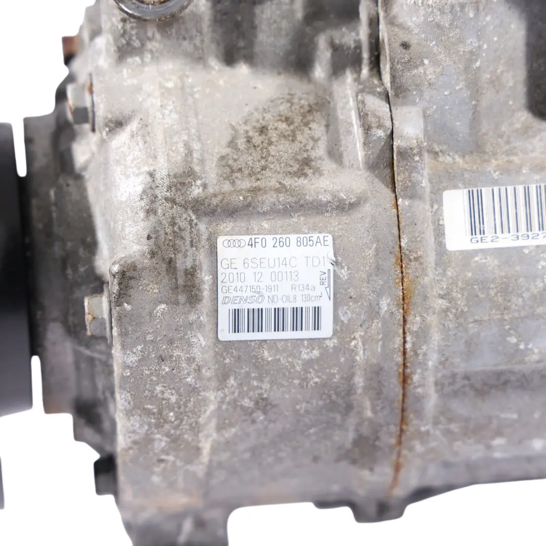 Compresor De Aire Acondicionado para Audi A6 C6 con número de pieza 4F0260805AE Audi A6 C6 Compresor De Aire Acondicionado - SKU 4F0260805AE - Número de pieza 4F0260805AE