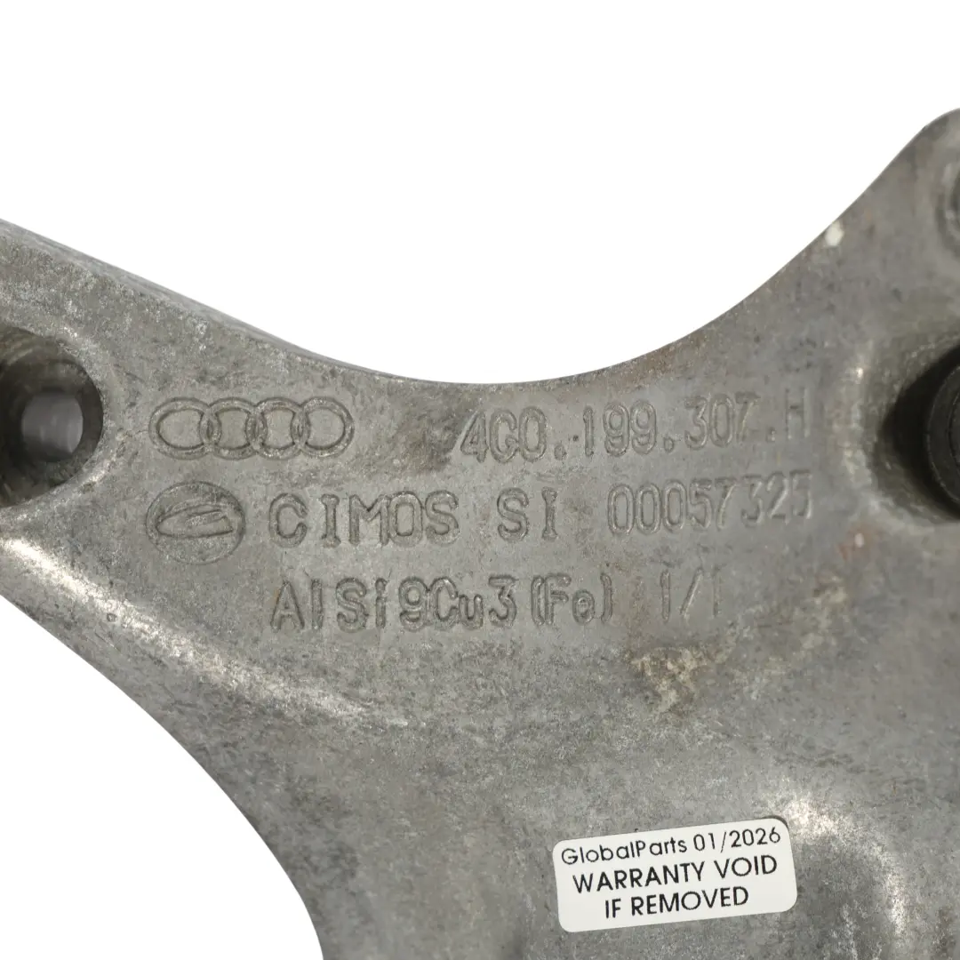 Wspornik Łapa Podpora Silnika Lewo do Audi A6 C7 A8 D3 o numerze 4G0199307H Audi A6 C7 A8 D3 Wspornik Łapa Podpora Silnika Lewo - SKU 4G0199307H - Numer Części 4G0199307H