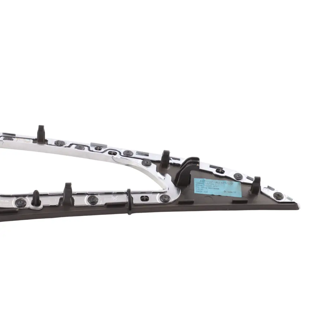 Audi A6 C7 Rear Door Grab Handle Surround Trim Cover Left N/S Wood - SKU 4G0867419H - Part number 4G0867419H