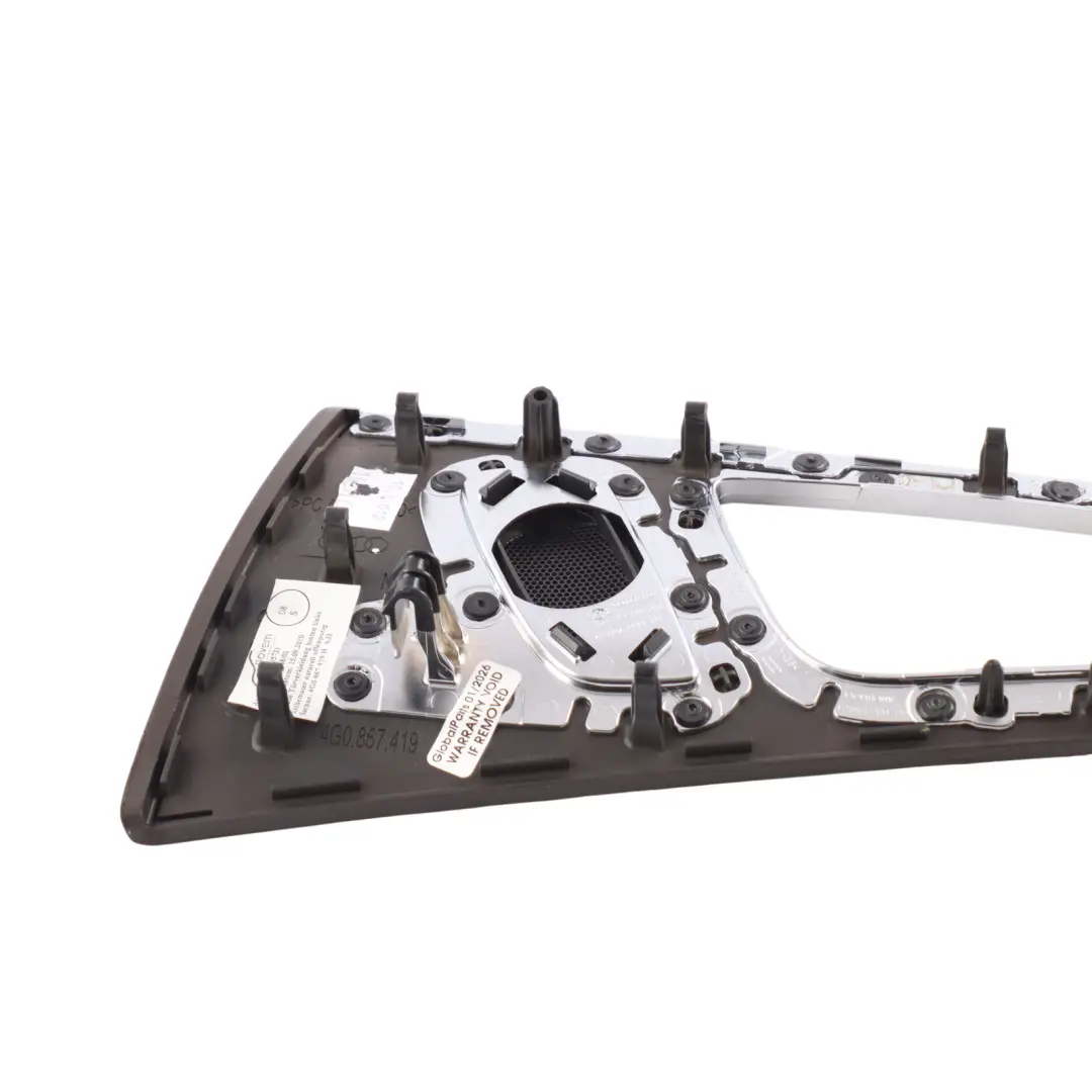 Audi A6 C7 Rear Door Grab Handle Surround Trim Cover Left N/S Wood - SKU 4G0867419H - Part number 4G0867419H