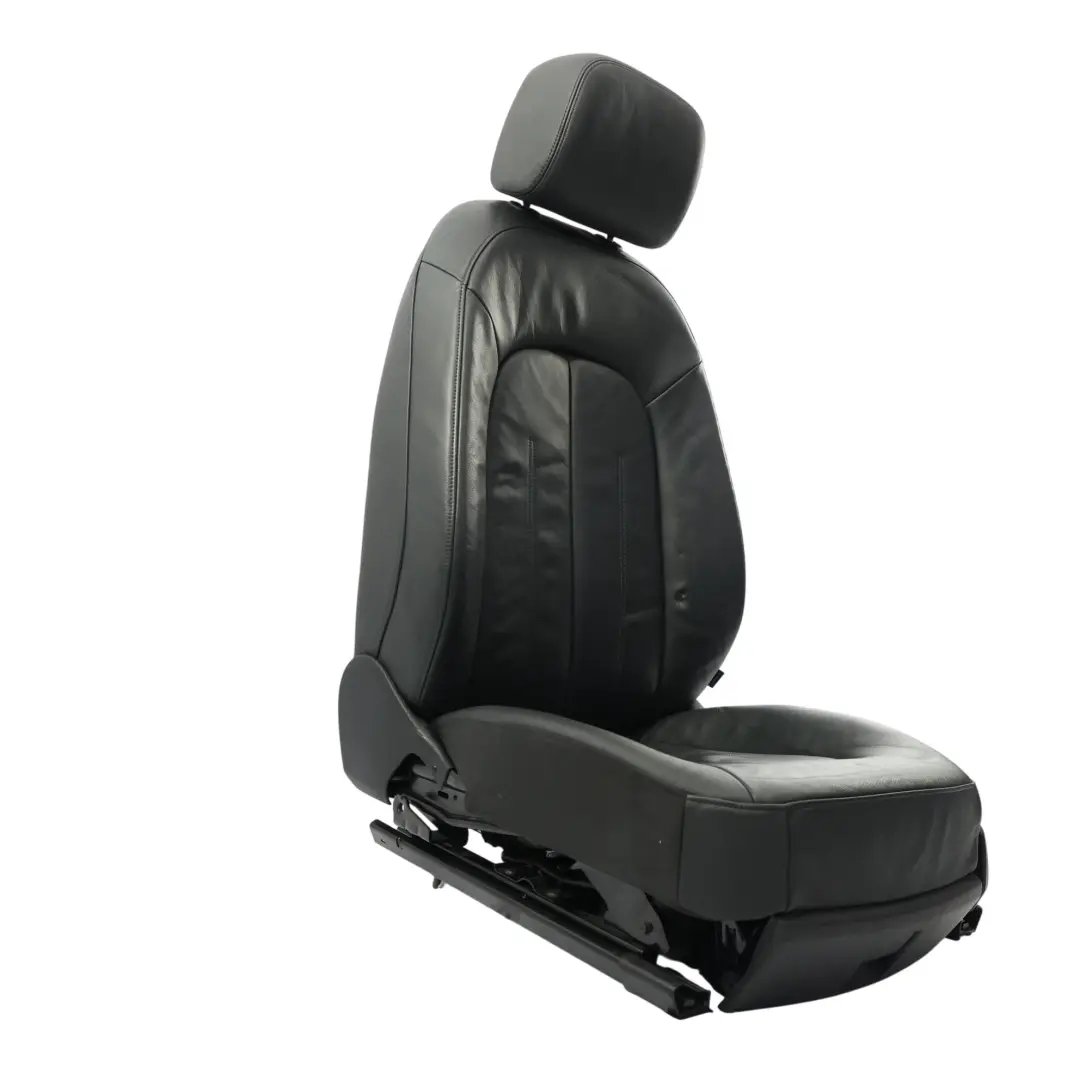 Audi A6 C7 Sedile Anteriore Elettrico Riscaldato Interno Pelle Anima Nera - SKU 4G0881805D-3 - Numero di parte 4G0881805D