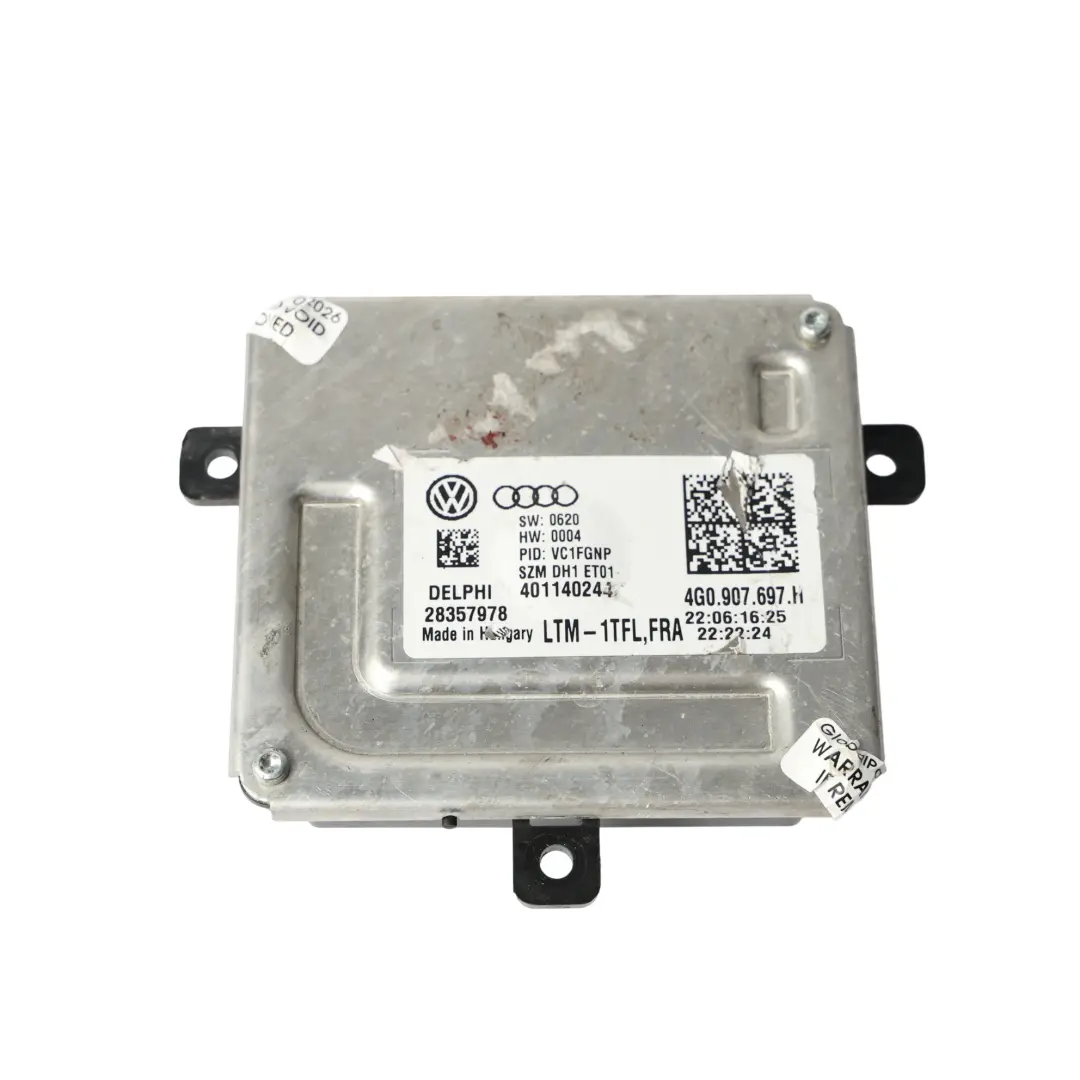 LED Modulo Ballast Luci Diurne Unità per Audi TT FV con numero di parte 4G0907697H Audi TT FV LED Modulo Ballast Luci Diurne Unità - SKU 4G0907697H - Numero di parte 4G0907697H