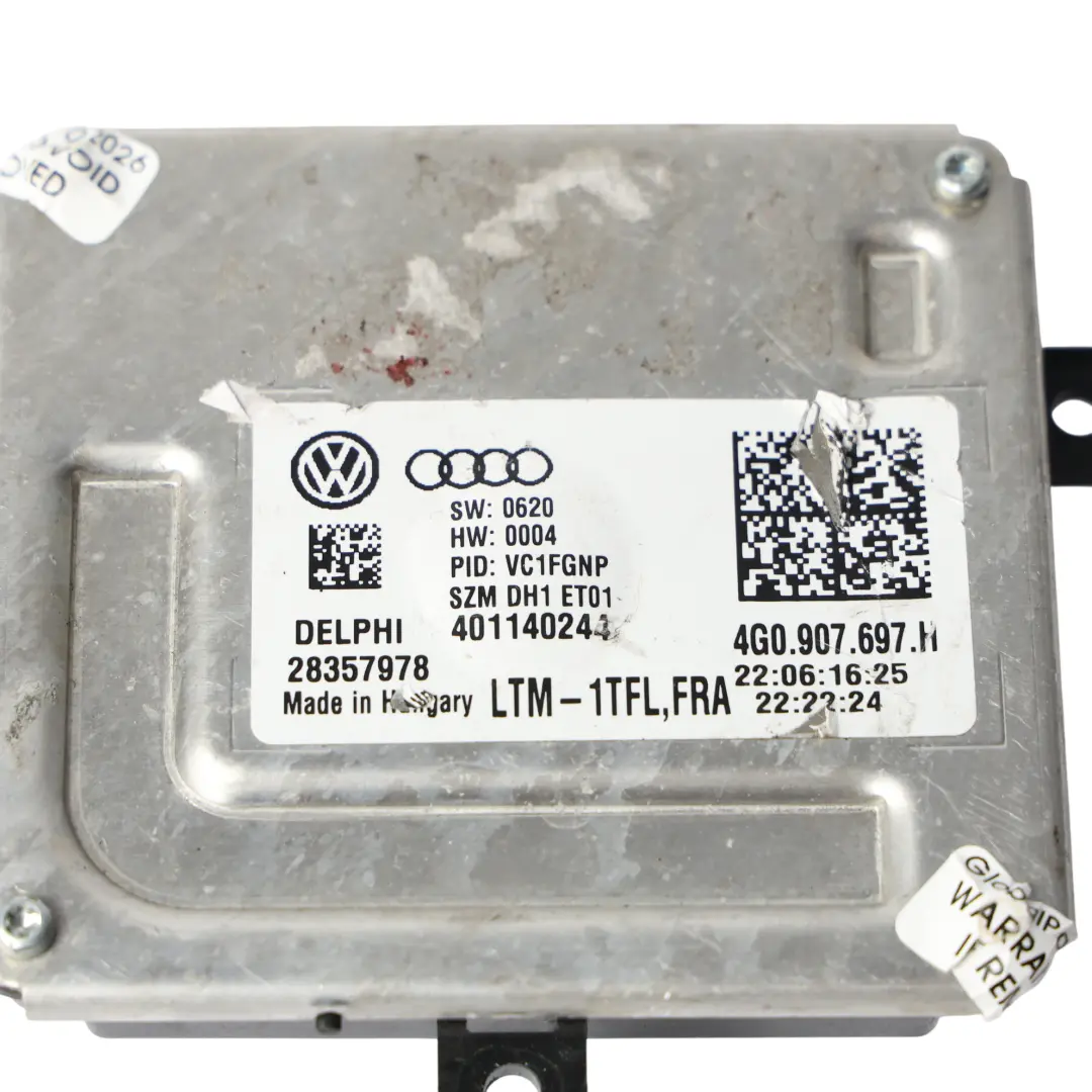 Module De Ballast De Phare LED Avec Feux De Jour pour Audi TT FV à propos du numéro de pièce 4G0907697H Audi TT FV Module De Ballast De Phare LED Avec Feux De Jour - SKU 4G0907697H - Numéro de pièce 4G0907697H