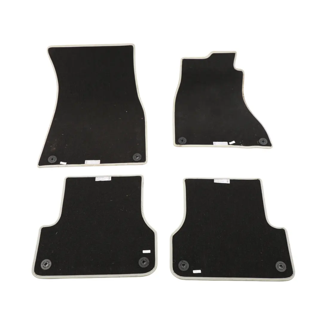 Audi A6 C7 Floor Mats Carpet Cloth Fabric Cover Black SET X4 - SKU RHD-4G2061275 - Part number 4G2061275