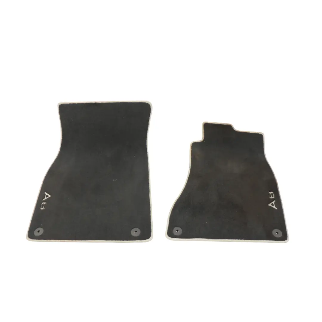 Audi A6 C7 Floor Mats Carpet Cloth Fabric Cover Black SET X4 - SKU RHD-4G2061275 - Part number 4G2061275