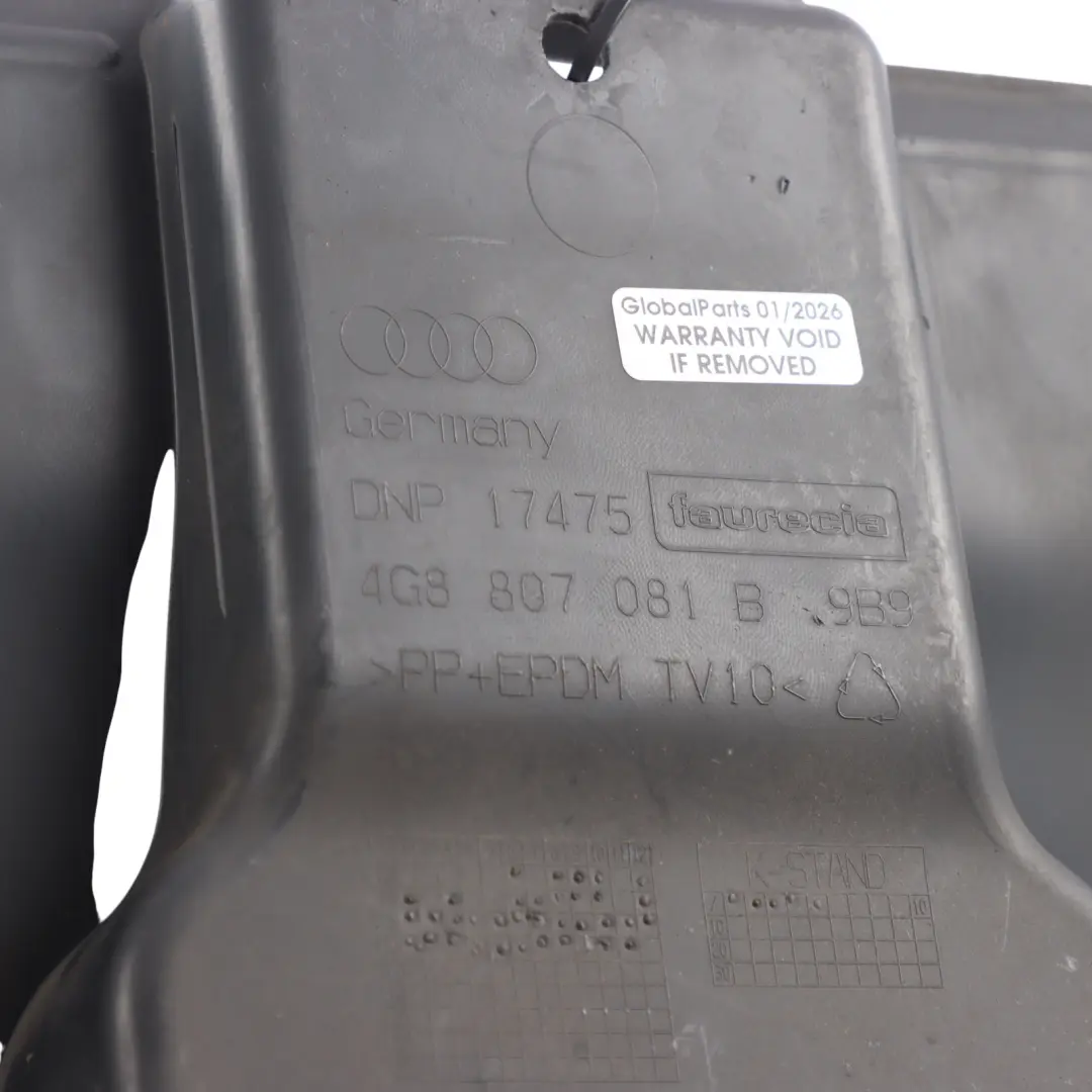 Audi A7 4G Panel Superior Radiador Cubierta Parachoques - SKU 4G8807081B - Número de pieza 4G8807081B