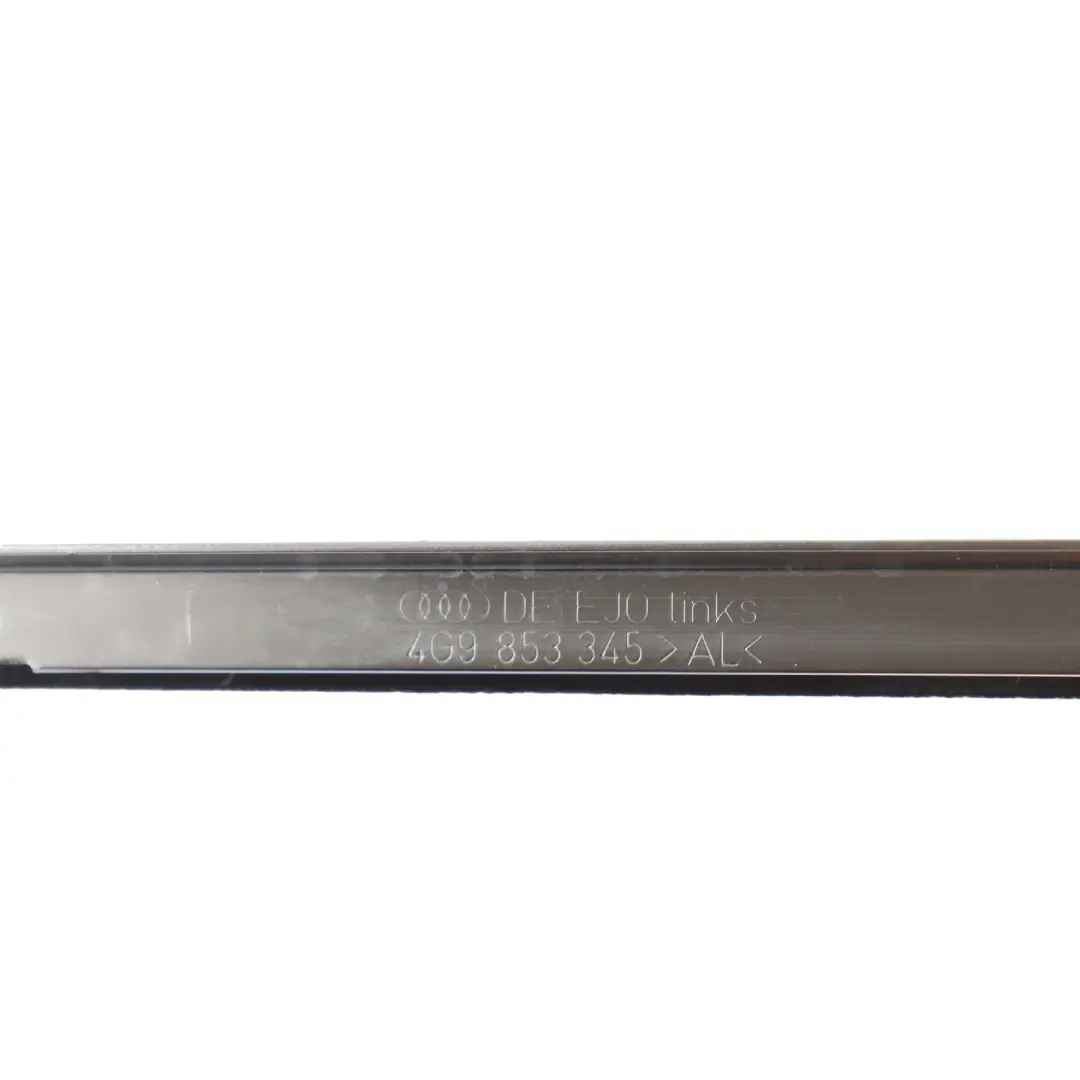 Quarter Glass Window Moulding Trim Strip Rear Left N/S to Audi A6 C7 with Part number 4G9853345 Audi A6 C7 Quarter Glass Window Moulding Trim Strip Rear Left N/S - SKU 4G9853345 - Part number 4G9853345