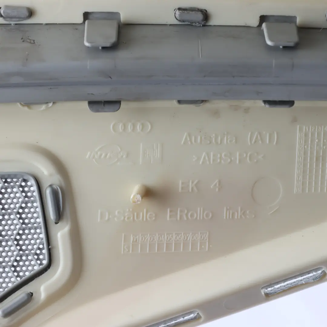 Pillar Cover Trim Moulding Panel Left N/S to Audi A6 C7 Estate Rear D with Part number 4G9867245C Audi A6 C7 Estate Rear D Pillar Cover Trim Moulding Panel Left N/S - SKU 4G9867245C - Part number 4G9867245C