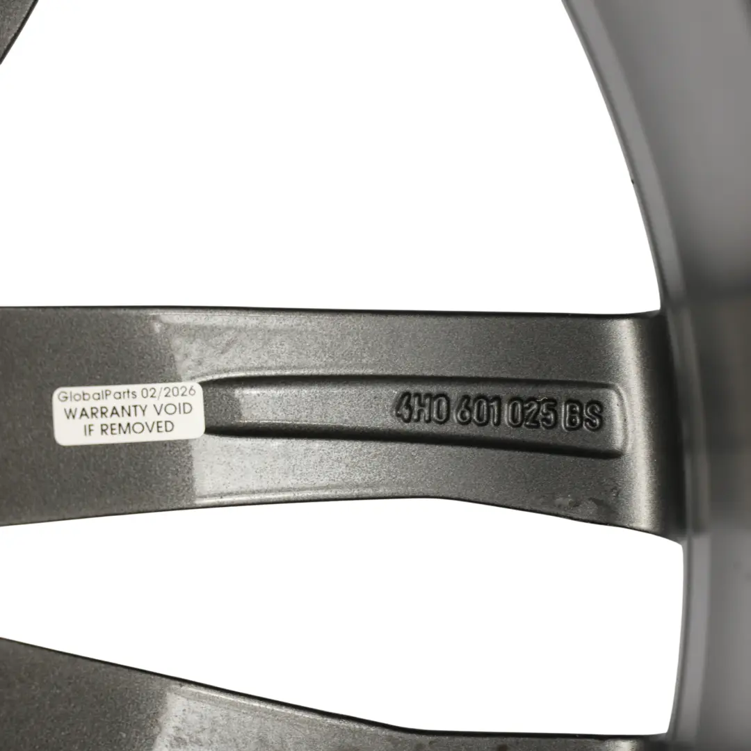 Leichtmetallfelge 20" 9J ET:37 Sternspeiche für Audi A7 C7 4G A8 4H mit Teilenummer 4H0601025BS Audi A7 C7 4G A8 4H Leichtmetallfelge 20" 9J ET:37 Sternspeiche - SKU 4H0601025BS-1 - Teilenummer 4H0601025BS