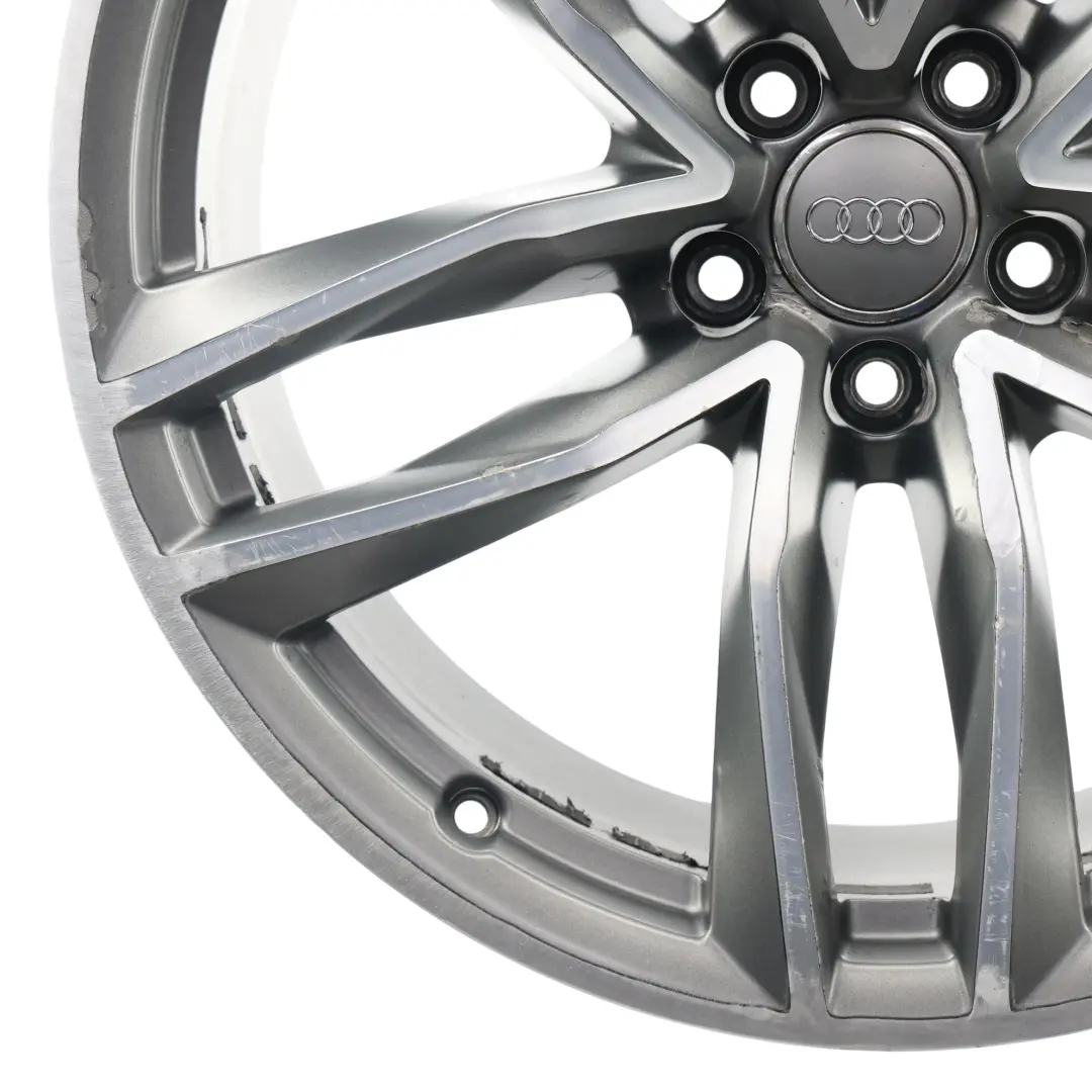 Audi A7 4G A8 4H Jante Alliage Bicolore 20" 9J ET:37 Rayons Étoile - SKU 4H0601025BS-2 - Numéro de pièce 4H0601025BS