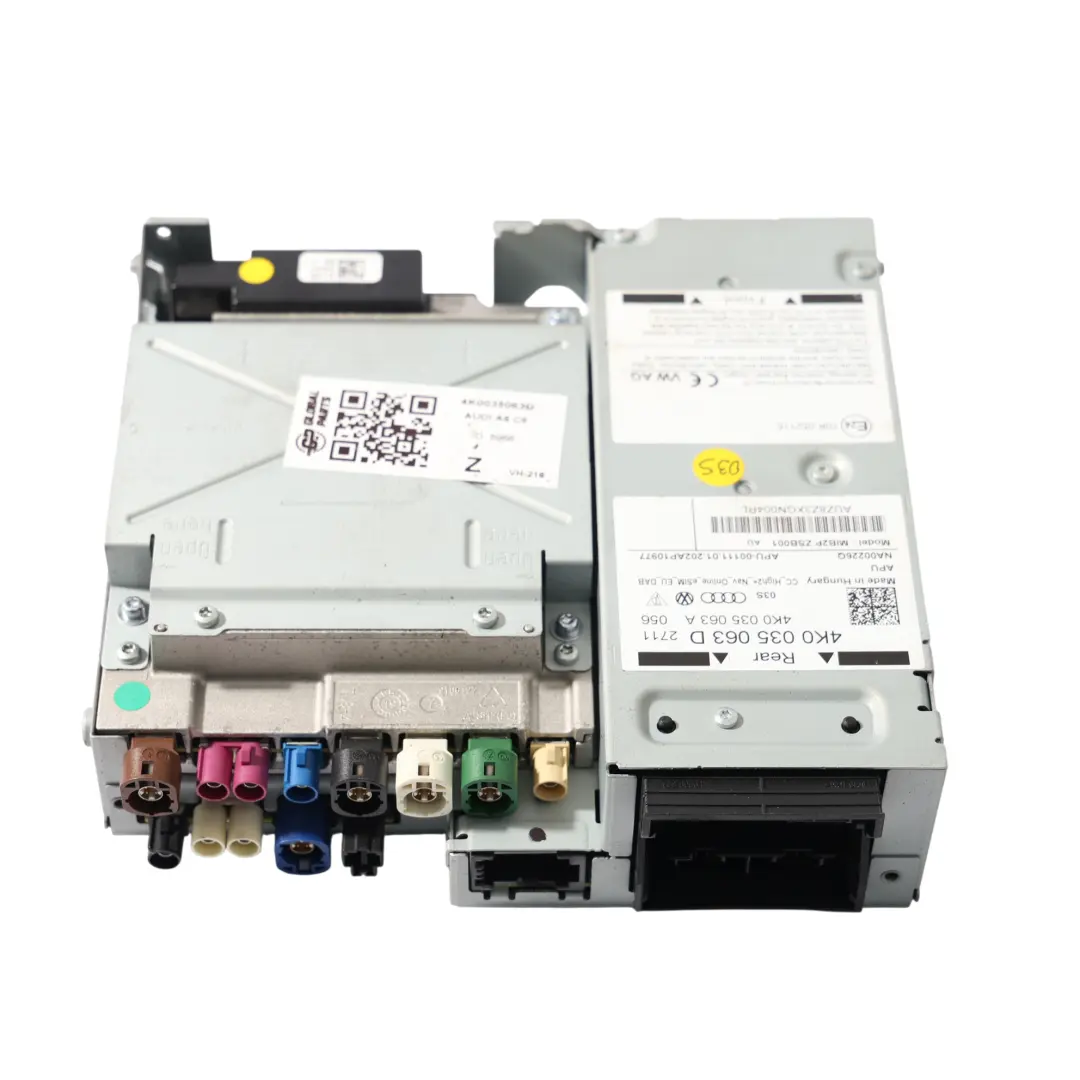 MIB2 Unidad Principal De Control De Radio De Navegación para Audi A6 C8 con número de pieza 4K0035063D Audi A6 C8 MIB2 Unidad Principal De Control De Radio De Navegación - SKU 4K0035063D - Número de pieza 4K0035063D