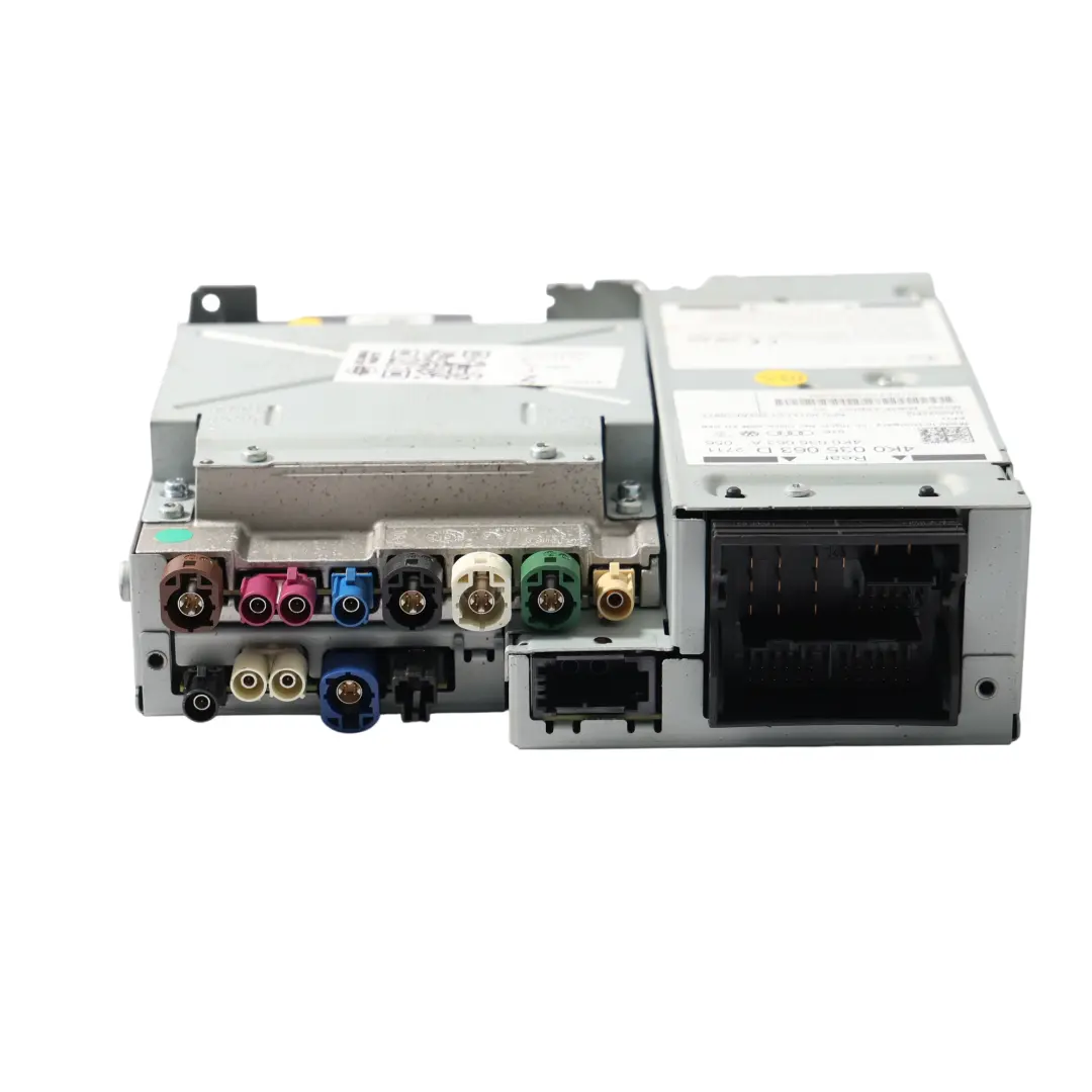 MIB2 Multimedia Navigationsradio Bedieneinheit für Audi A6 C8 mit Teilenummer 4K0035063D Audi A6 C8 MIB2 Multimedia Navigationsradio Bedieneinheit - SKU 4K0035063D - Teilenummer 4K0035063D