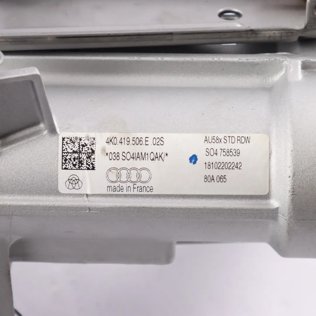 4K Steering Column to Audi A6 C8 A7 with Part number 4K0419506E Audi A6 C8 A7 4K Steering Column - SKU 4K0419506E - Part number 4K0419506E