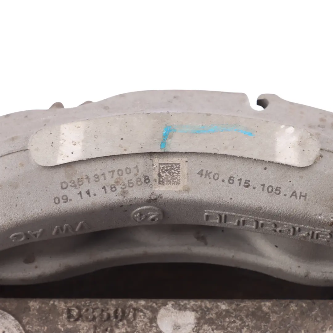 Brake Caliper Wheel Braking Unit 350X34MM Front Left N/S 4K0615105AH to Audi A6 C8 with Part number 4K0615107F Audi A6 C8 Brake Caliper Wheel Braking Unit 350X34MM Front Left N/S 4K0615105AH - SKU 4K0615107F - Part number 4K0615107F