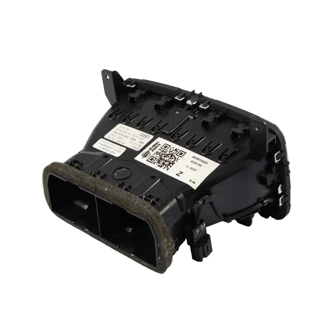 Console Centrale Posteriore Tunnel A/C Presa D'Aria per Audi A6 C8 con numero di parte 4K0819203 Audi A6 C8 Console Centrale Posteriore Tunnel A/C Presa D'Aria - SKU 4K0819203 - Numero di parte 4K0819203