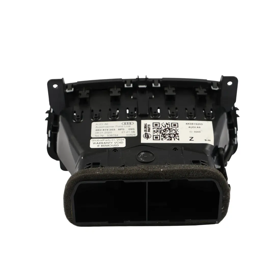 Audi A6 C8 Túnel De La Consola Central Trasera A / C Salida De Aire - SKU 4K0819203 - Número de pieza 4K0819203