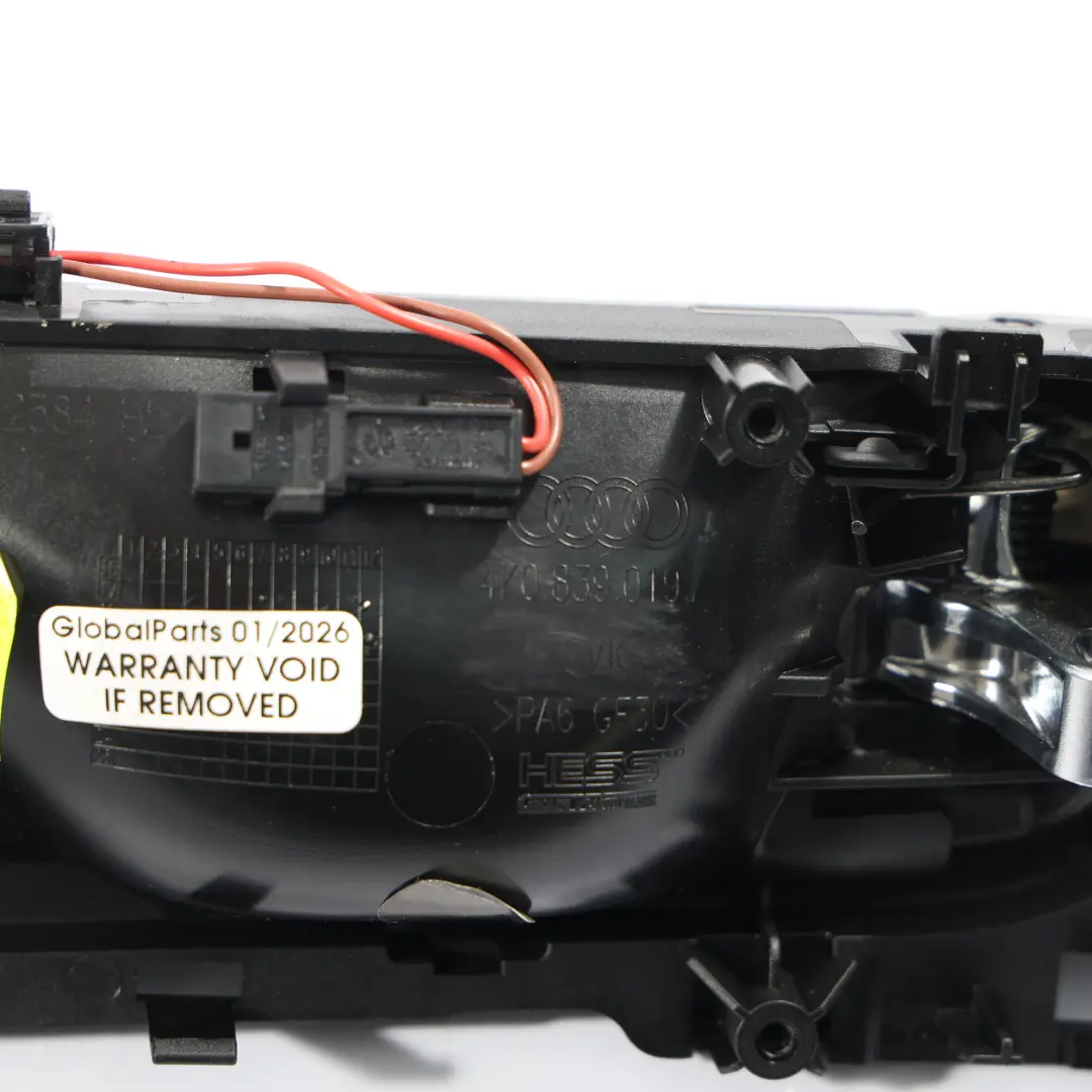 Audi A6 C8 Türöffnung Griff Aktuator Innen Hinten Links - SKU 4K0839019 - Teilenummer 4K0839019