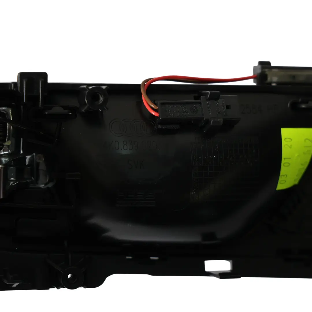 Interior De La Puerta Trasera Manija De Liberación Derecho para Audi A6 C8 con número de pieza 4K0839020 Audi A6 C8 Interior De La Puerta Trasera Manija De Liberación Derecho - SKU 4K0839020 - Número de pieza 4K0839020