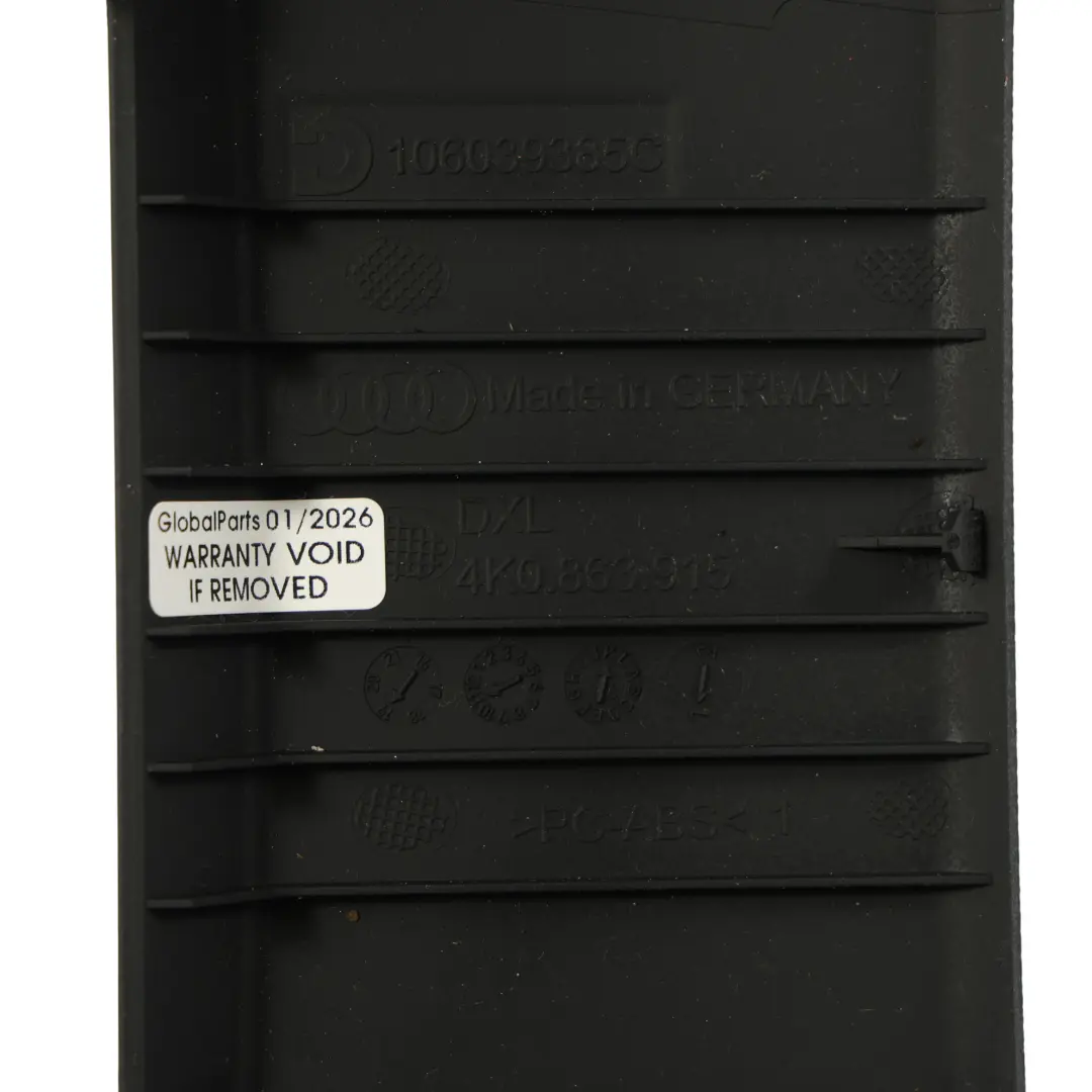 Audi A6 C8 Panel Embellecedor Ventilación Consola Central Trasera - SKU 4K0863915 - Número de pieza 4K0863915