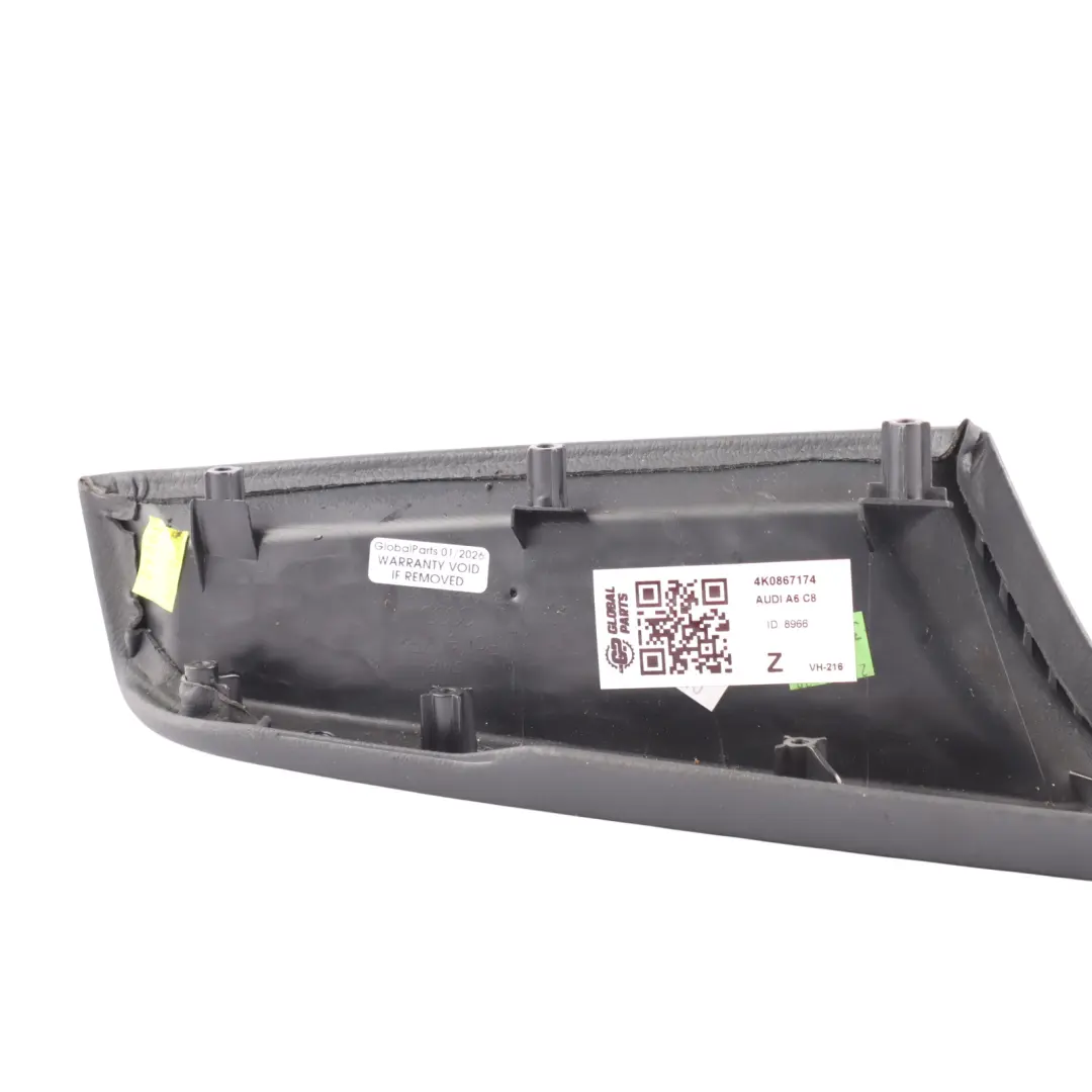 Audi A6 C8 Pannello Porta Anteriore Bracciolo Maniglia Trim Destra - SKU 4K0867174 - Numero di parte 4K0867174