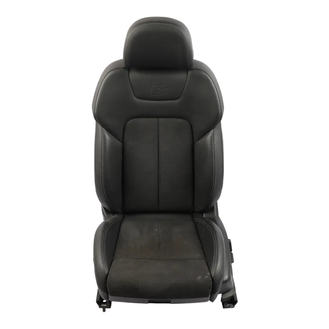 Audi A6 C8 Siège Sport Avant Chauffant Électrique Cuir Alcantara Noir Gauche - SKU 4K0881807L - Numéro de pièce 4K0881807L