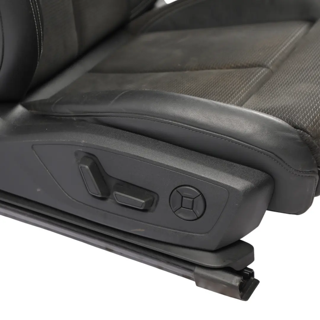Audi A6 C8 Front Sport Seat Heated Memory Leather Alcantara Soul Black Right O/S - SKU 4K0881808L - Part number 4K0881808L