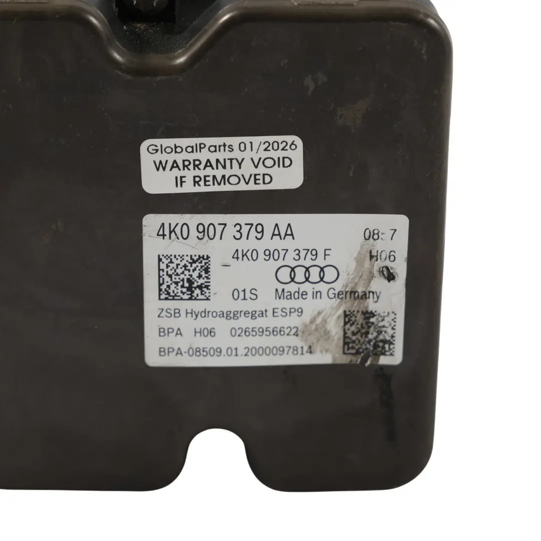 Audi A6 C8 Module ABS De Pompe Frein Commande Hydraulique Freinage - SKU 4K0907379AA - Numéro de pièce 4K0907379AA