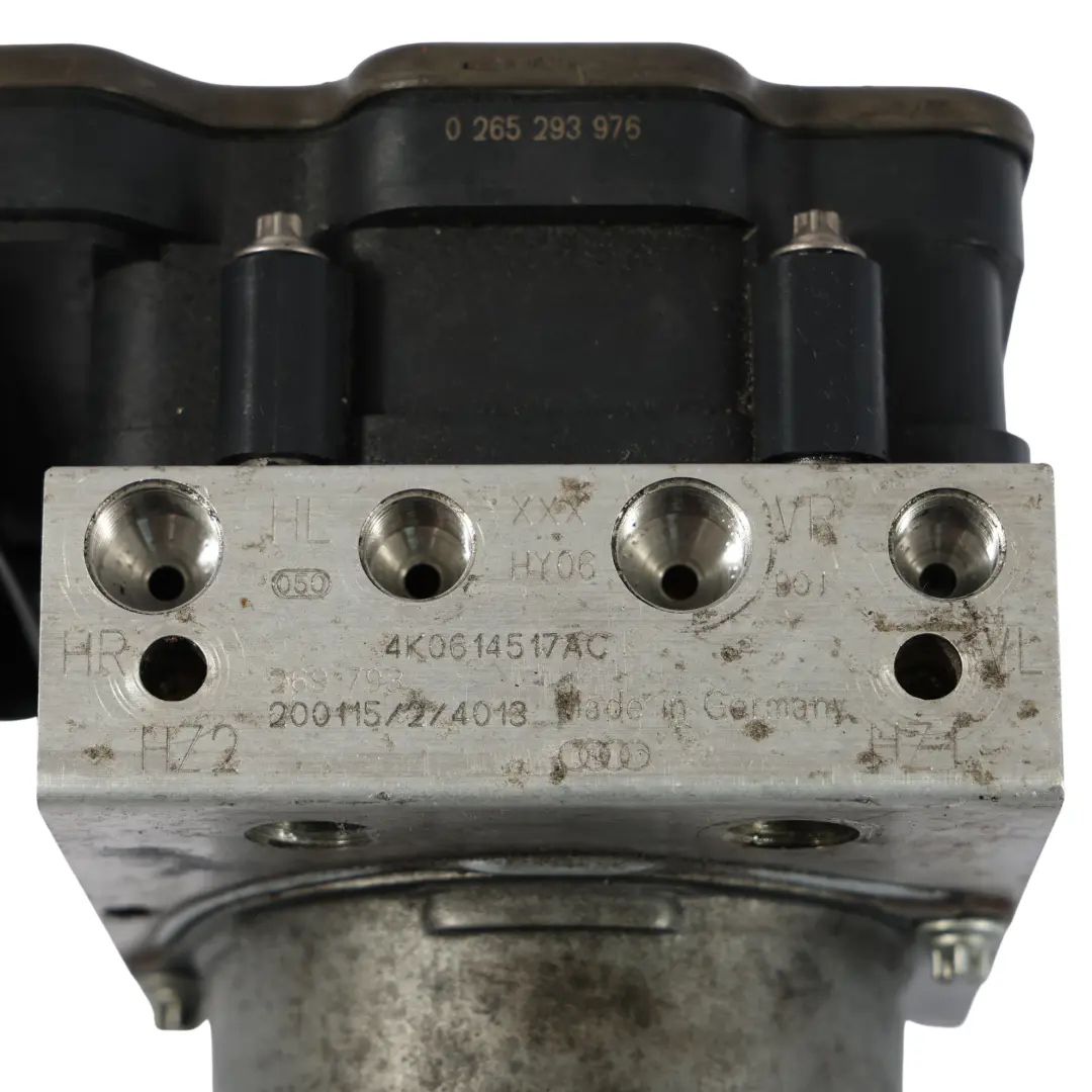 Bremspumpe ABS Modul Hydraulische Steuerung Bremseinheit für Audi A6 C8 mit Teilenummer 4K0907379AA Audi A6 C8 Bremspumpe ABS Modul Hydraulische Steuerung Bremseinheit - SKU 4K0907379AA - Teilenummer 4K0907379AA