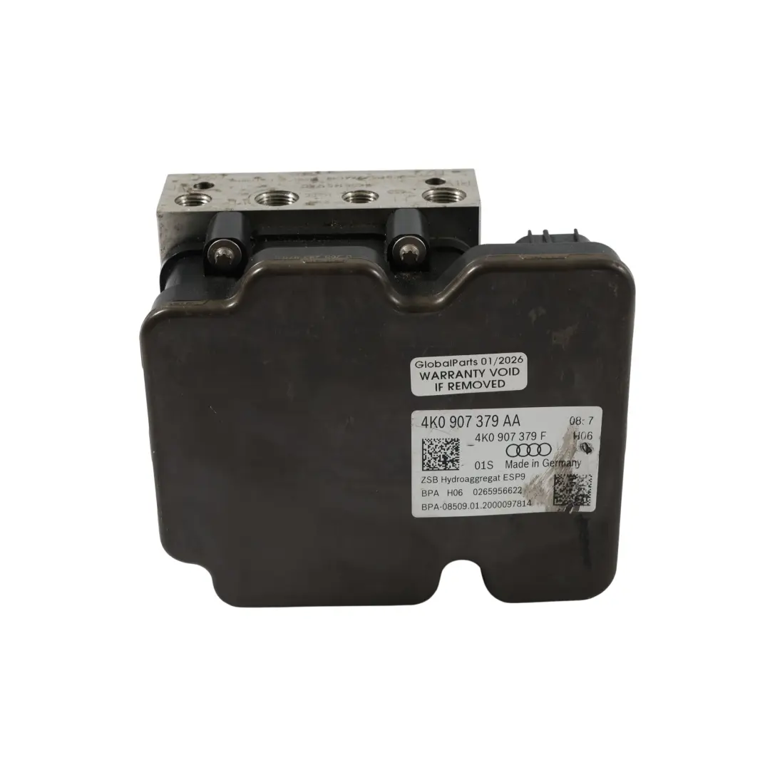 Module ABS De Pompe Frein Commande Hydraulique Freinage pour Audi A6 C8 à propos du numéro de pièce 4K0907379AA Audi A6 C8 Module ABS De Pompe Frein Commande Hydraulique Freinage - SKU 4K0907379AA - Numéro de pièce 4K0907379AA