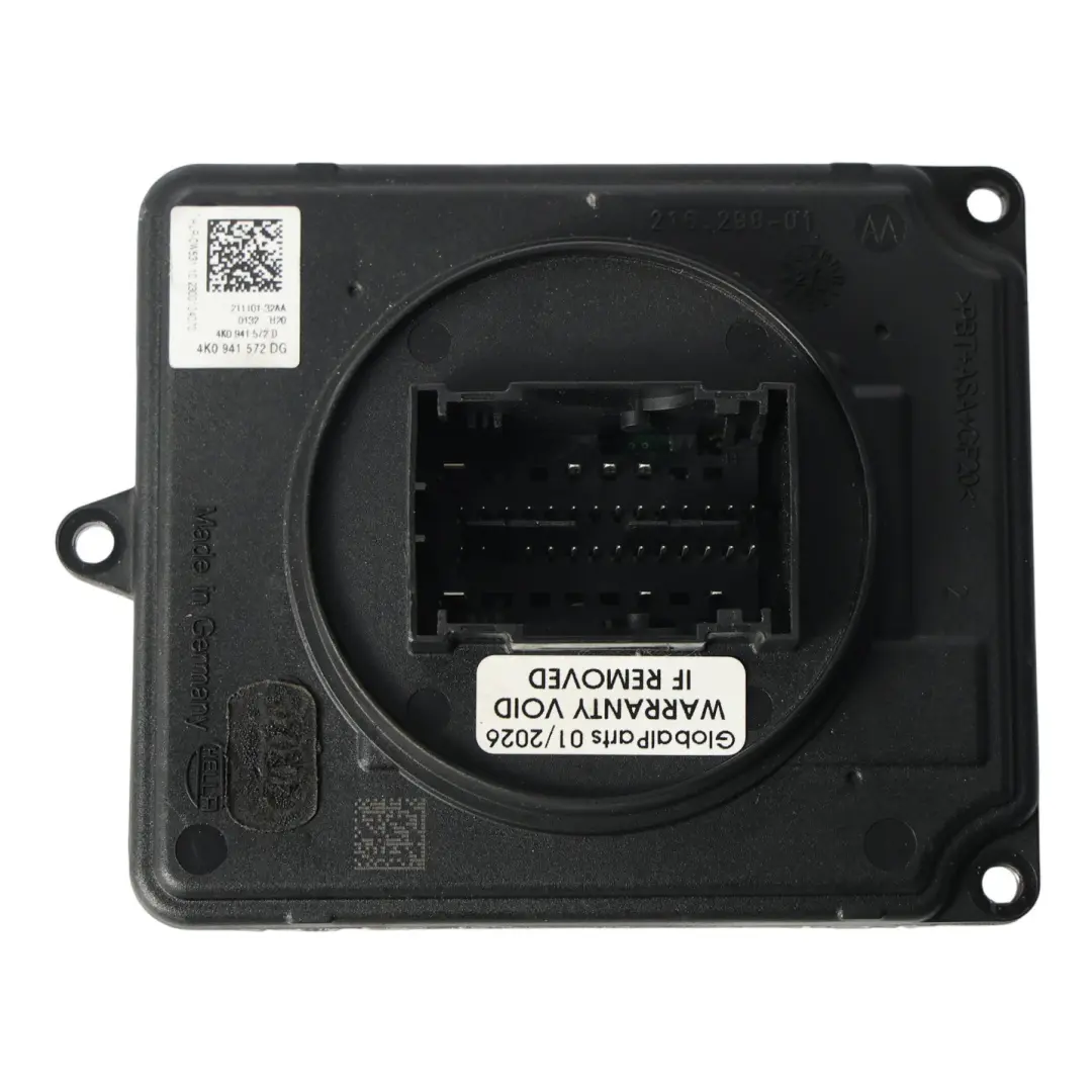 Audi A6 C8 Headlight Lamp LED Ballast Control Power Module Unit ECU - SKU 4K0941572DG - Part number 4K0941572DG