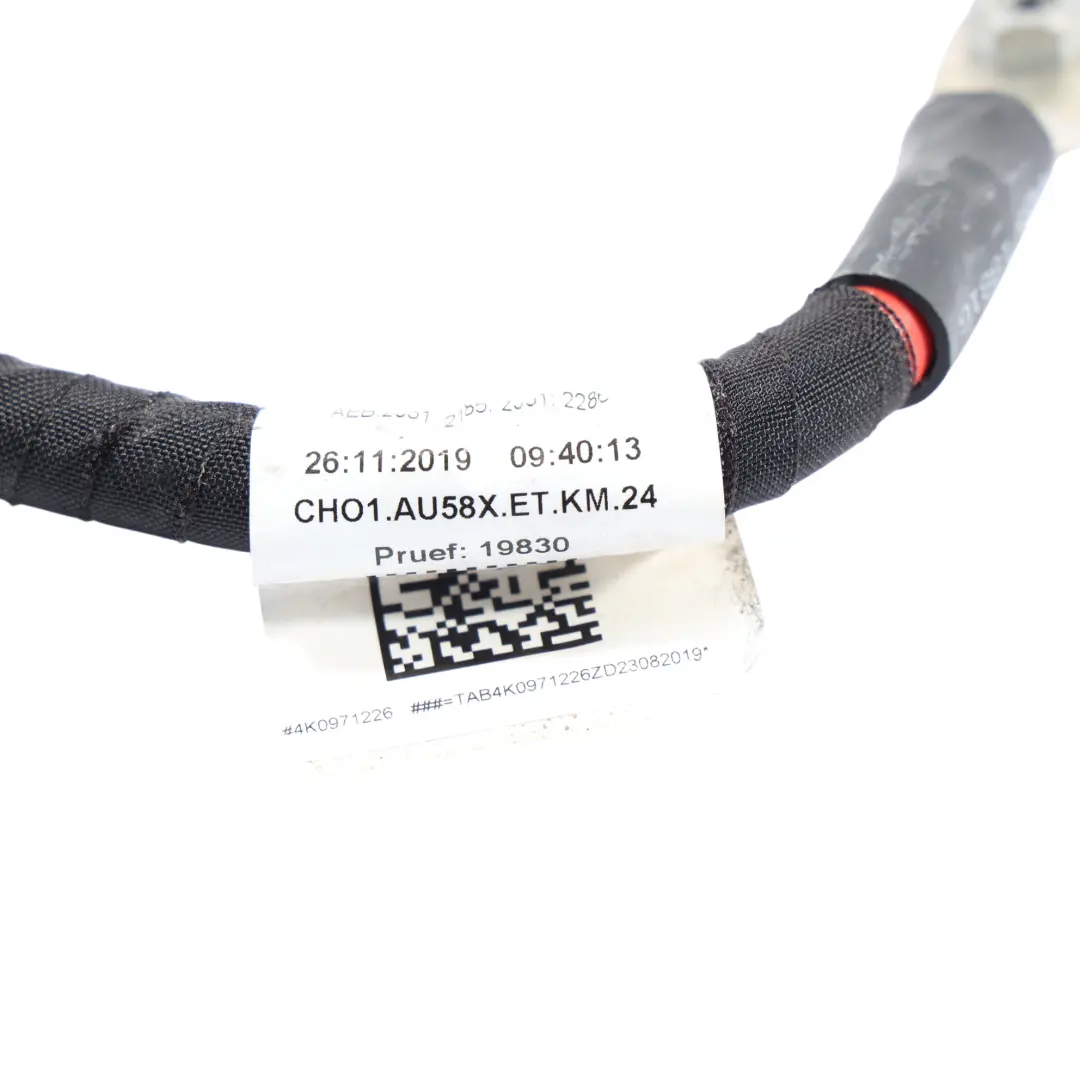Positive Plus + Wiring Loom Cable Lead to Audi A6 C8 with Part number 4K0971226 Audi A6 C8 Positive Plus + Wiring Loom Cable Lead - SKU 4K0971226 - Part number 4K0971226