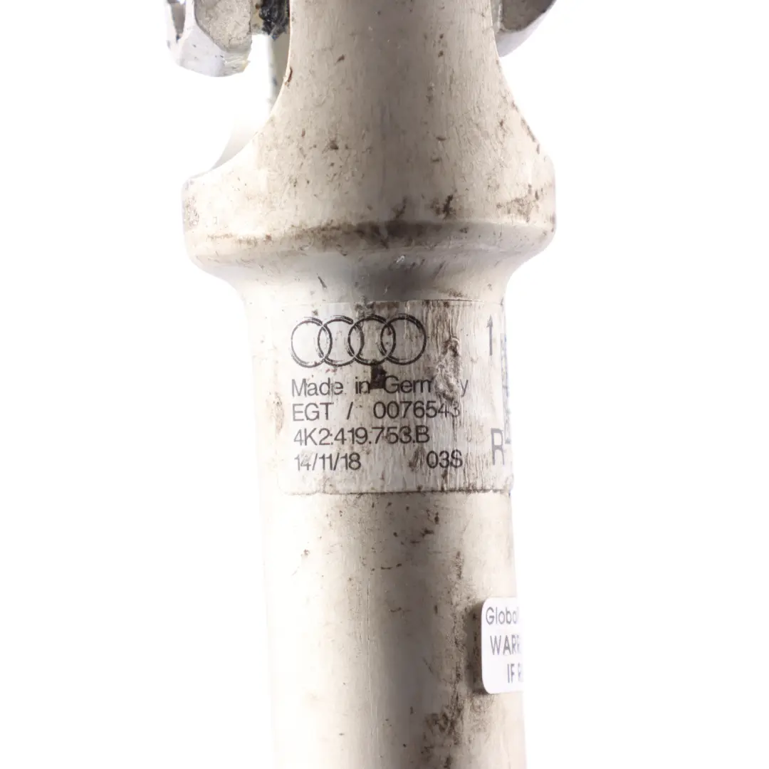 Audi A6 C8 Front Axle Intermediate Steering Column Joint Shaft - SKU 4K2419753B - Part number 4K2419753B