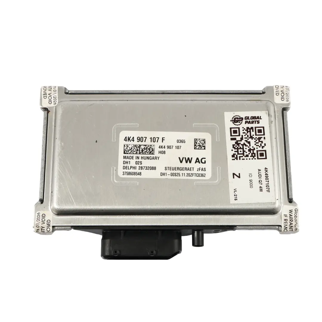 4M Unité De Commande Du Module D'Assistance Au Conducteur pour Audi Q7 à propos du numéro de pièce 4K4907107F Audi Q7 4M Unité De Commande Du Module D'Assistance Au Conducteur - SKU 4K4907107F - Numéro de pièce 4K4907107F