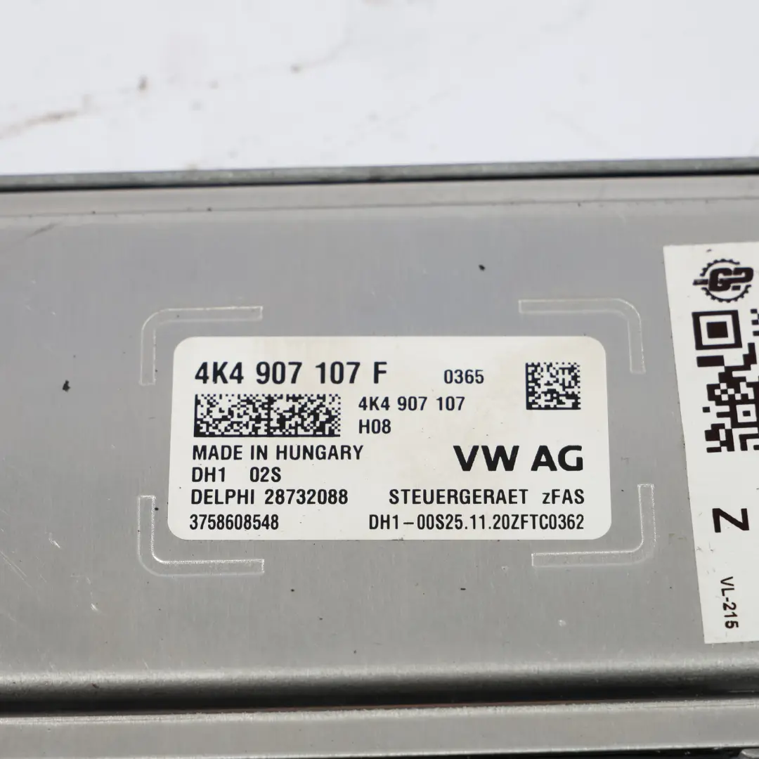 4M Fahrerassistenz Modul Steuergerät für Audi Q7 mit Teilenummer 4K4907107F Audi Q7 4M Fahrerassistenz Modul Steuergerät - SKU 4K4907107F - Teilenummer 4K4907107F