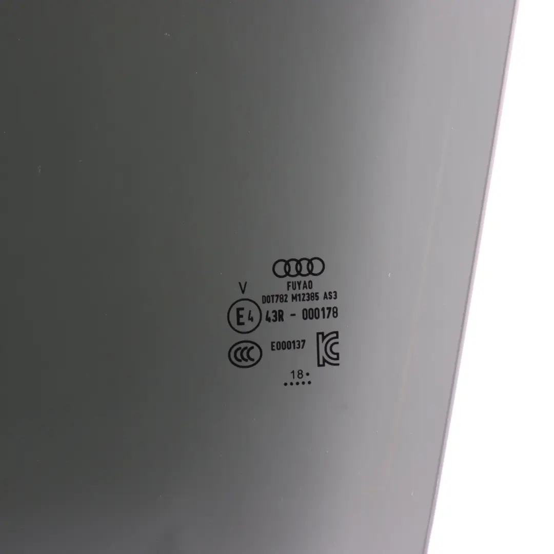 Audi A6 C8 Door Window Rear Left N/S Tinted Glass - SKU 4K5845205A - Part number 4K5845205A