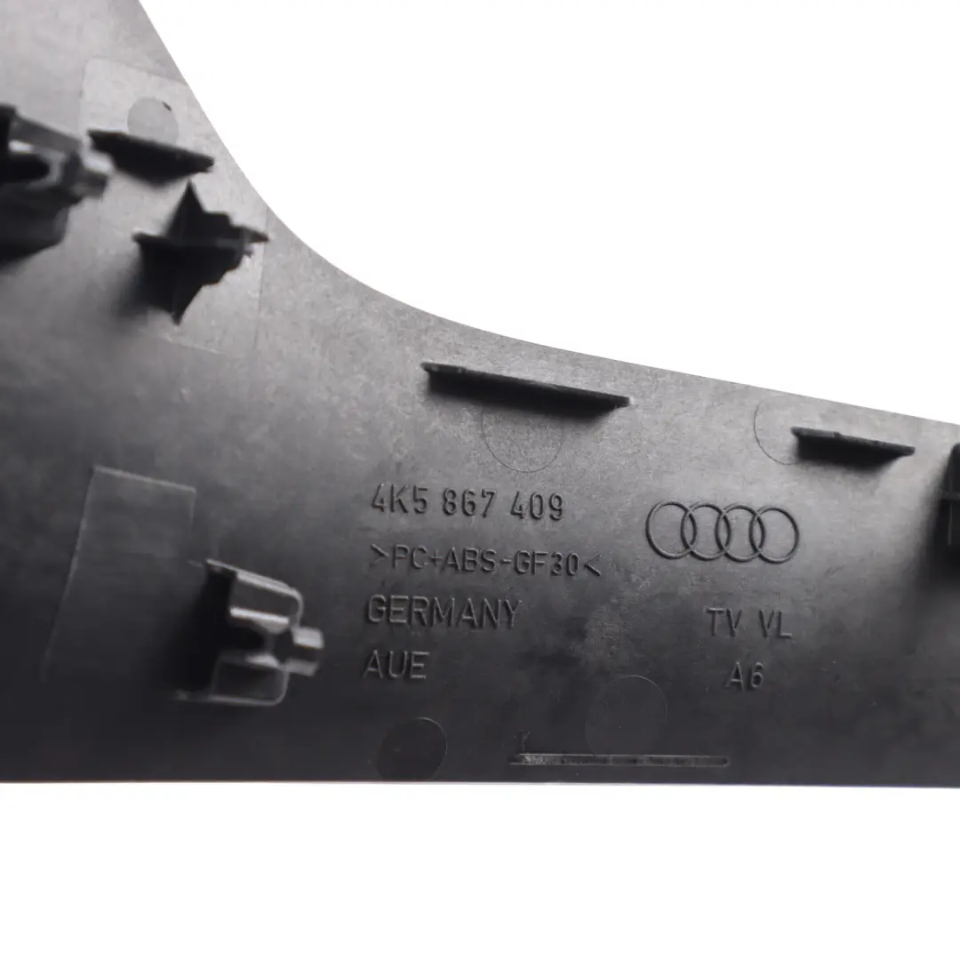 Audi A6 C8 Door Card Trim Cover Panel Alu Matt Front Left N/S - SKU 4K5867409-1 - Part number 4K5867409