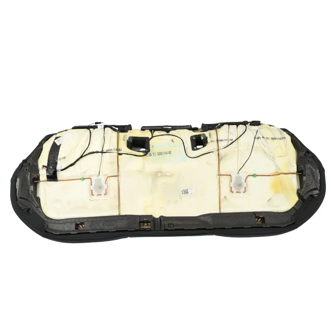 Audi A6 C8 4K Rücksitzbank Abdeckung Innenraum Leder Alcantara Schwarz Grau - SKU 4K5885403J - Teilenummer 4K5885403J