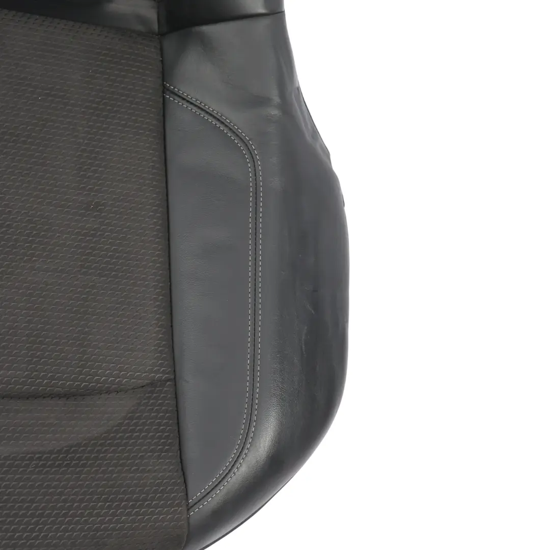 Audi A6 C8 4K Rear Seat Bench Cover Interior Leather Alcantara Black Grey - SKU 4K5885403J - Part number 4K5885403J