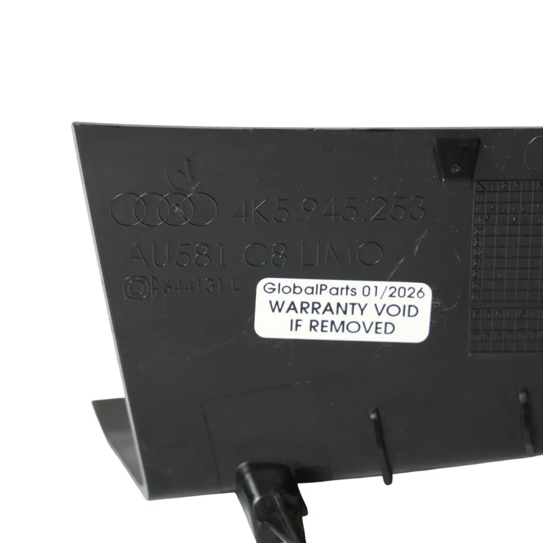 Cache De Feu Arrière Gauche pour Audi A6 C8 à propos du numéro de pièce 4K5945253 Audi A6 C8 Cache De Feu Arrière Gauche - SKU 4K5945253 - Numéro de pièce 4K5945253