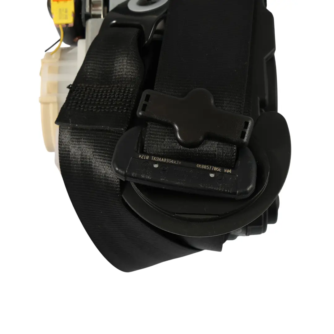 Audi A6 C8 A7 4K Seat Belt Front Right O/S Seatbelt Black - SKU 4K8857706E - Part number 4K8857706E