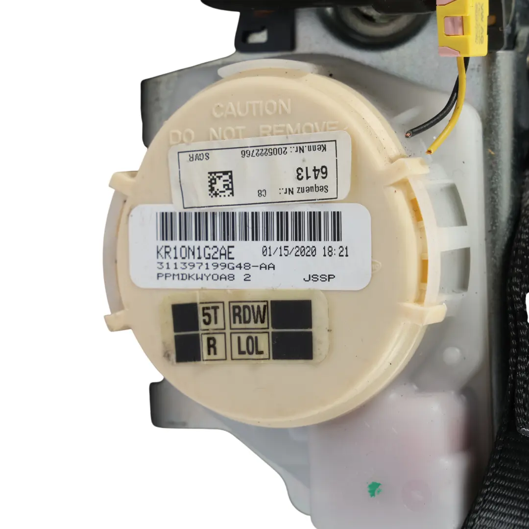 Audi A6 C8 A7 4K Ceinture Sécurité Avant Droite Côté Passager Noire - SKU 4K8857706E - Numéro de pièce 4K8857706E