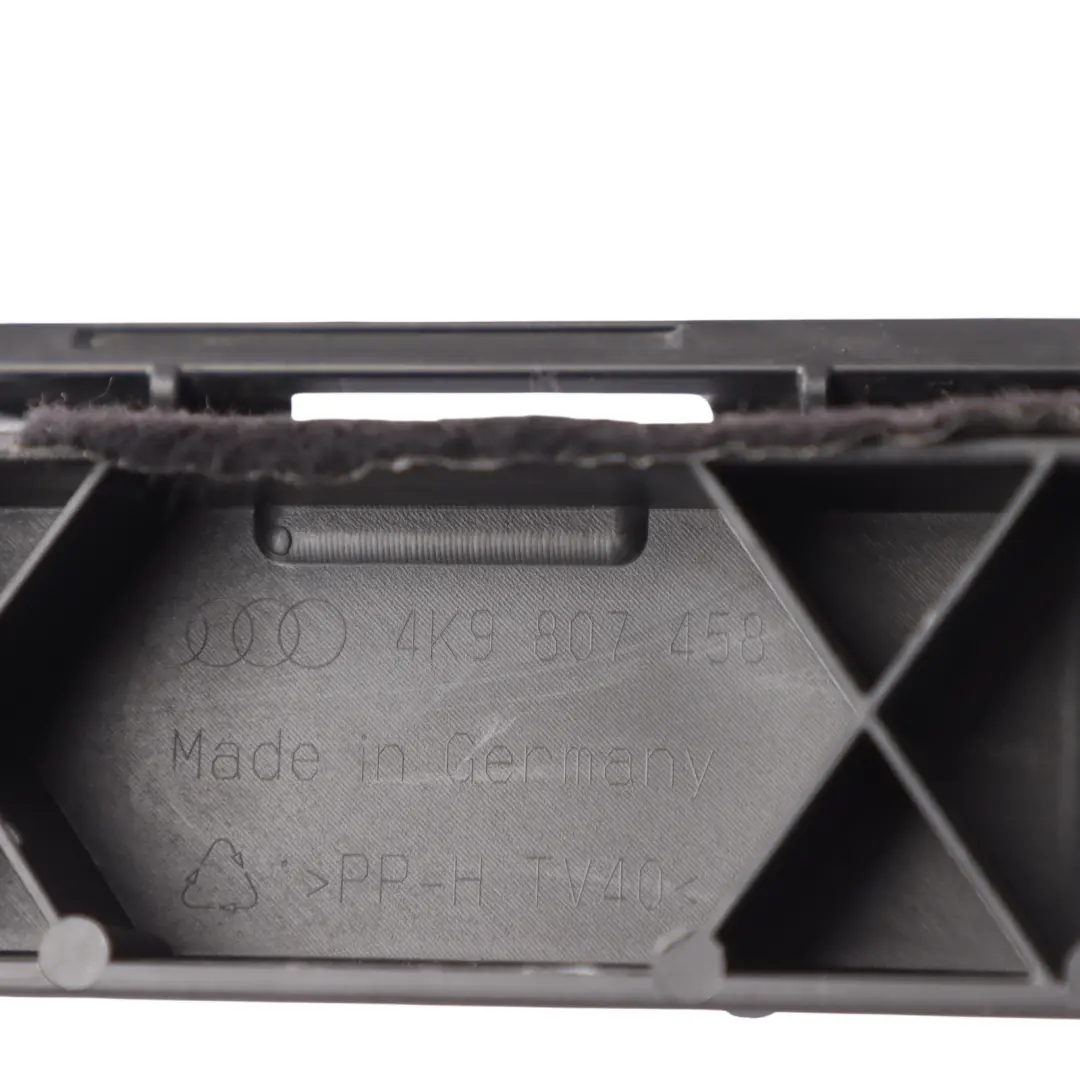 Audi A6 C8 Avant Bumper Guide Centre Rear Mount Support Bracket - SKU 4K9807458 - Part number 4K9807458